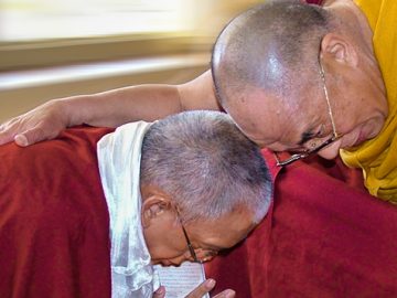 Lama Zopa Rinpoche and Dailai latma Rinpoche 2