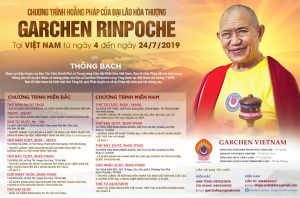 Thông Bạch chuyến Hoằng Pháp của Đại Sư Garchen Rinpoche tại Việt nam