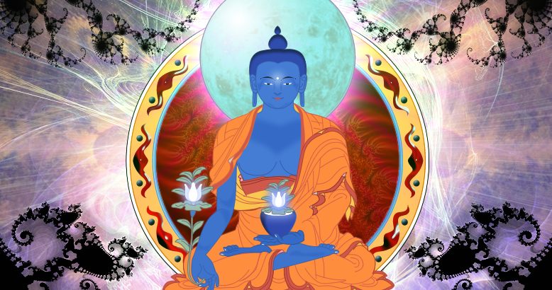 Medicine_Buddha_by_theeyethateats